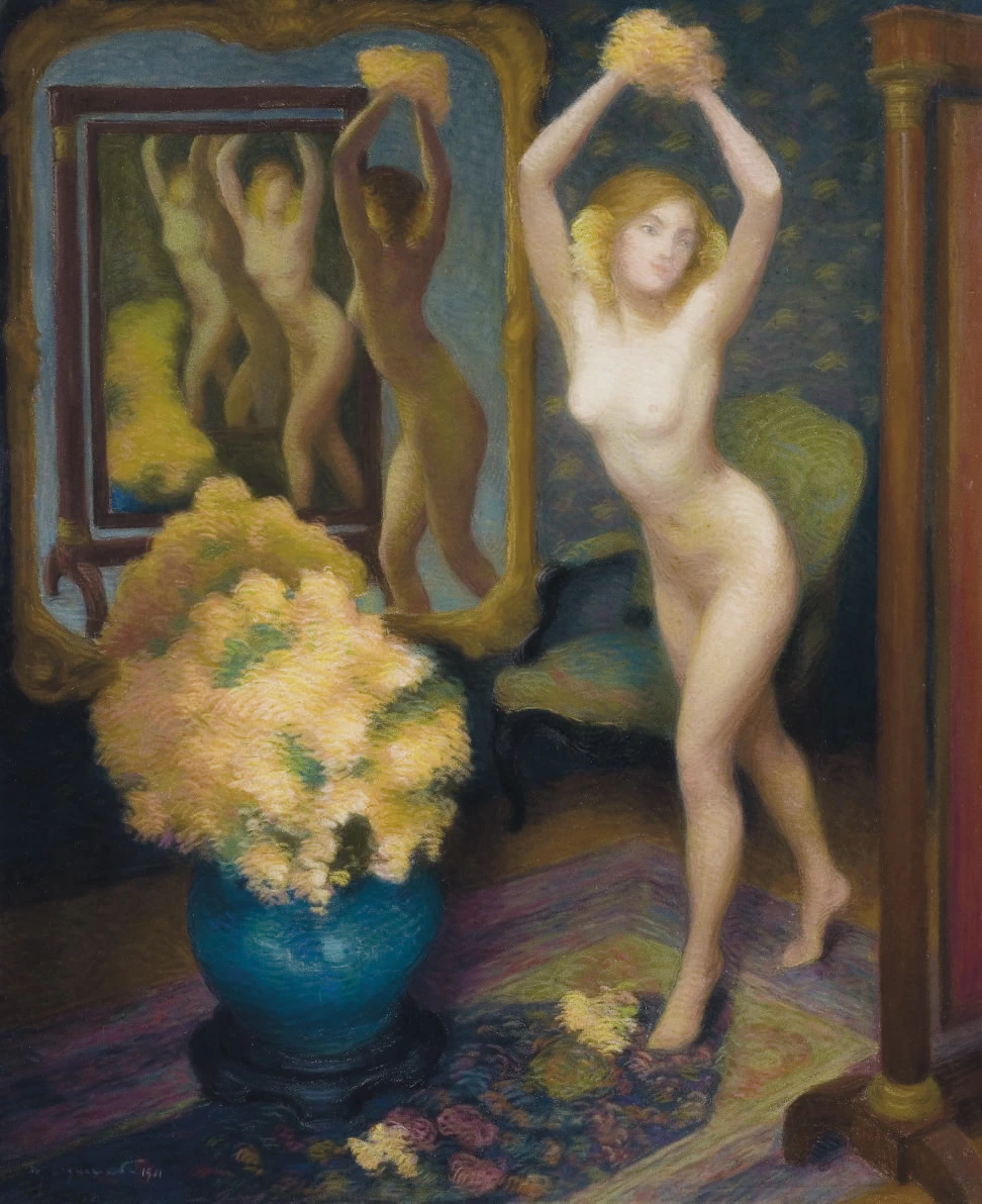 Nudo in un interno